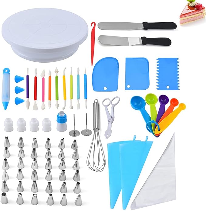 Cake Decorating Accessories Set (85 Pieces) – Complete Baking Kit