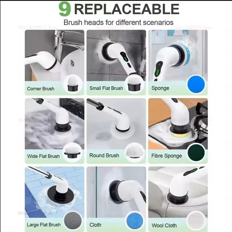 9 in 1 Electric Cleaning Brush